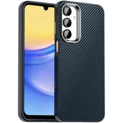 Phonesta IMD Carbon Fiber Back Cover Hülle für Samsung Galaxy A16 - Dunkelblau