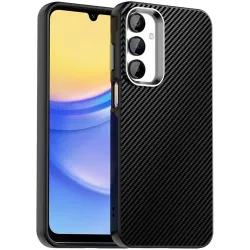 Phonesta IMD Carbon Fiber Back Cover Hülle für Samsung Galaxy A16 - Schwarz