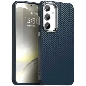 Phonesta IMD Carbon Fiber Back Cover Hülle für Samsung Galaxy S23 FE - Dunkelblau