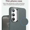 Phonesta IMD Carbon Fiber Back Cover Hülle für Samsung Galaxy S23 FE - Grau 5