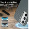 Phonesta IMD Carbon Fiber Back Cover Hülle für Samsung Galaxy S25 Plus/S24 Plus - Grau 3