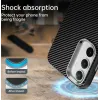 Phonesta IMD Carbon Fiber Back Cover Hülle für Samsung Galaxy S25 Plus/S24 Plus - Schwarz 3