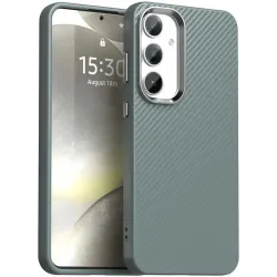 Phonesta IMD Carbon Fiber Back Cover Hülle für Samsung Galaxy S25/S24 - Grau