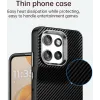 Phonesta IMD Carbon Fiber Back Cover Hülle für Motorola Edge 60 Neo/Edge 50 Neo / ThinkPhone 25 - Schwarz 5