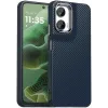 Phonesta IMD Carbon Fiber Back Cover Hülle für Motorola Moto G35 - Dunkelblau