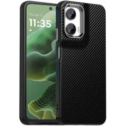 Phonesta IMD Carbon Fiber Back Cover Hülle für Motorola Moto G35 - Schwarz