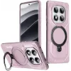 Phonesta IronLock Back Cover Hülle Ring und MagSafe für Xiaomi Redmi Note 14 Pro 4G/5G/14 Pro Plus / Xiaomi Poco X7 - Rosa