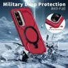Phonesta IronLock Back Cover Hülle Ring und MagSafe für Samsung Galaxy A36/A56 - Rot 3