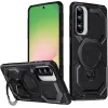 Phonesta IronLock Back Cover Hülle Ring und MagSafe für Samsung Galaxy A36/A56 - Schwarz
