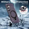 Phonesta IronLock Back Cover Hülle Ring und MagSafe für Samsung Galaxy S25 Plus/S24 Plus - Lila 3
