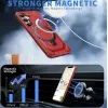 Phonesta IronLock Back Cover Hülle Ring und MagSafe für Samsung Galaxy S25 Plus/S24 Plus - Rot 2