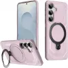 Phonesta IronLock Back Cover Hülle Ring und MagSafe für Samsung Galaxy S25/S24 - Rosa