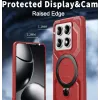 Phonesta IronLock Back Cover Hülle Ring und MagSafe für Xiaomi 14T Pro - Rot 4