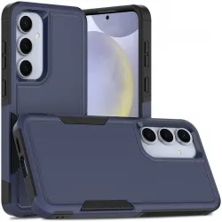 Phonesta ImpactShield Back Cover Hülle für Samsung Galaxy S25 Plus/S24 Plus - Dunkelblau