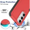 Phonesta ImpactShield Back Cover Hülle für Samsung Galaxy S25/S24 - Rot 2