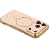 Phonesta Luxury Carbon Fiber Back Cover Hülle mit MagSafe für Apple iPhone 17 Pro - Rosa 4