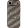 Phonesta Luxury Carbon Fiber Back Cover Hülle mit MagSafe für Apple iPhone Air - Braun 2