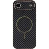 Phonesta Luxury Carbon Fiber Back Cover Hülle mit MagSafe für Apple iPhone Air - Schwarz 2