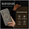 Phonesta Luxury Carbon Fiber Back Cover Hülle mit MagSafe für Samsung Galaxy A17/A26 - Braun 3