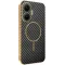 Phonesta Luxury Carbon Fiber Back Cover Hülle mit MagSafe für Xiaomi Poco F7 - Schwarz