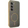 Phonesta Luxury Carbon Fiber Back Cover Hülle mit MagSafe für Xiaomi Redmi 15 - Braun 0