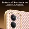 Phonesta Luxury Carbon Fiber Back Cover Hülle mit MagSafe für Xiaomi Redmi 15 - Rosa 5