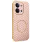 Phonesta Luxury Carbon Fiber Back Cover Hülle mit MagSafe für Xiaomi Redmi 15C / Xiaomi Poco C85 - Rosa