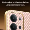 Phonesta Luxury Carbon Fiber Back Cover Hülle mit MagSafe für Xiaomi Redmi 15C / Xiaomi Poco C85 - Rosa 5