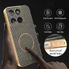 Phonesta Luxury Carbon Fiber Back Cover Hülle mit MagSafe für Motorola Edge 60 / Edge 60 Fusion - Braun 6