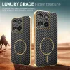 Phonesta Luxury Carbon Fiber Back Cover Hülle mit MagSafe für Motorola Edge 60 / Edge 60 Fusion - Schwarz 4