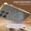 Phonesta Luxury Carbon Fiber Back Cover Hülle mit MagSafe für Motorola Moto G56 - Braun 1