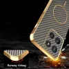Phonesta Luxury Carbon Fiber Back Cover Hülle mit MagSafe für Motorola Moto G56 - Braun 7