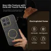 Phonesta Luxury Carbon Fiber Back Cover Hülle mit MagSafe für Motorola Moto G56 - Schwarz 4