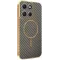 Phonesta Luxury Carbon Fiber Back Cover Hülle mit MagSafe für Motorola Moto G86 - Braun