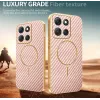 Phonesta Luxury Carbon Fiber Back Cover Hülle mit MagSafe für Motorola Moto G86 Power - Rosa 3