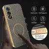 Phonesta Luxury Carbon Fiber Back Cover Hülle mit MagSafe für OnePlus Nord 5 - Braun 6