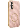 Phonesta Luxury Carbon Fiber Back Cover Hülle mit MagSafe für OnePlus Nord 5 - Rosa