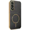 Phonesta Luxury Carbon Fiber Back Cover Hülle mit MagSafe für OnePlus Nord 5 - Schwarz