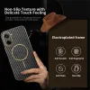 Phonesta Luxury Carbon Fiber Back Cover Hülle mit MagSafe für OnePlus Nord CE5 - Schwarz 3