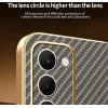 Phonesta Luxury Carbon Fiber Back Cover Hülle mit MagSafe für Oppo A5/A5m - Braun 5