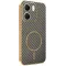 Phonesta Luxury Carbon Fiber Back Cover Hülle mit MagSafe für Oppo A5x - Braun