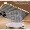 Phonesta Luxury Carbon Fiber Back Cover Hülle mit MagSafe für Oppo Reno14 - Braun 5