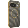Phonesta Luxury Carbon Fiber Back Cover Hülle mit MagSafe für Google Pixel 10 - Braun 0