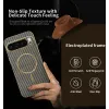 Phonesta Luxury Carbon Fiber Back Cover Hülle mit MagSafe für Google Pixel 10 Pro - Braun 2
