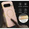 Phonesta Luxury Carbon Fiber Back Cover Hülle mit MagSafe für Google Pixel 10 Pro - Rosa 7