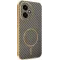 Phonesta Luxury Carbon Fiber Back Cover Hülle mit MagSafe für HONOR 400 - Braun