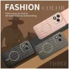 Phonesta Luxury Carbon Fiber Back Cover Hülle mit MagSafe für HONOR 400 Lite - Braun 8