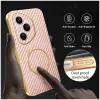 Phonesta Luxury Carbon Fiber Back Cover Hülle mit MagSafe für HONOR 400 Pro - Rosa 5