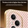 Phonesta Luxury Carbon Fiber Back Cover Hülle mit MagSafe für HONOR 400 Pro - Rosa 7
