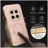 Phonesta Luxury Carbon Fiber Back Cover Hülle mit MagSafe für HONOR Magic7 Pro - Rosa 5